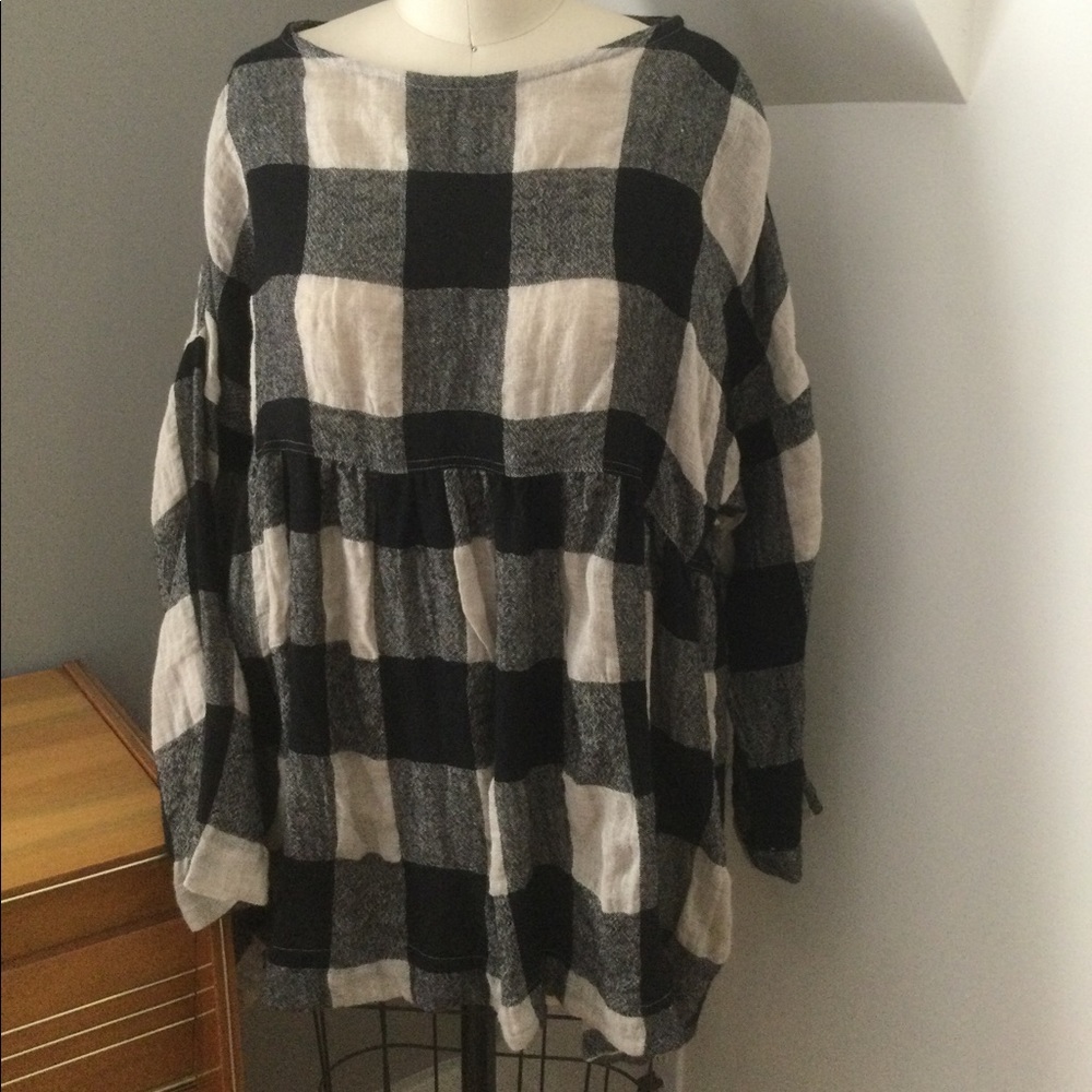 Ichi Antiquites Buffalo check top